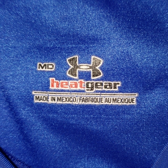 Sports Blue Shirt Heat Gear - Picture 3 of 4